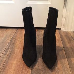 Black booties, brand new never worn